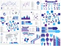 Infographic demographic elements chart and graphic