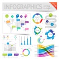 Infographic design elements Royalty Free Stock Photo