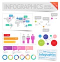Infographic design elements Royalty Free Stock Photo