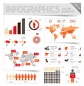 Infographic design elements Royalty Free Stock Photo