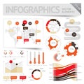 Infographic design elements Royalty Free Stock Photo
