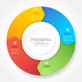 Infographic design elements for your business data with 4 options