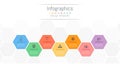 Infographic design elements for your business data with 7 options.