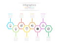 Infographic design elements for your business data with 8 options.