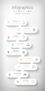 Infographic design elements for your business data with 9 options, parts, steps, timelines or processes. Vector Royalty Free Stock Photo