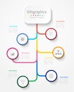 Infographic design elements for your business data with 6 options.