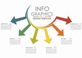 Infographic design template with place for your data. Vector illustration. Royalty Free Stock Photo