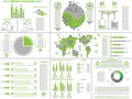 Infographic ecological green