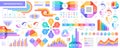 Colourful Infographic Elements with bright colours