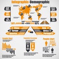 Infographic elements chart and graphic Royalty Free Stock Photo