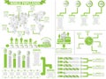 Infographic elements chart and graphic Royalty Free Stock Photo
