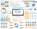 Infographic Elements and Communication Concept collection Royalty Free Stock Photo