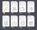 Infographic Elements with Numbers and Text Royalty Free Stock Photo