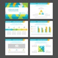 Infographic elements for presentation templates.