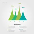 Infographic elements vector for business, chart, diagram, timeline vector Royalty Free Stock Photo