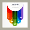 Infographic icons creative design