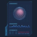 Infographic items for molecule visualization