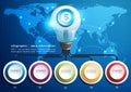 Infographic Light bulbs