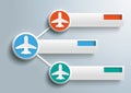 Infographic 3 Network Circles Halftone Jets