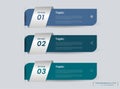 Infographic options button web design Royalty Free Stock Photo