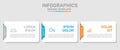 Infographic panels with icons and headings, ideal for business planning, or structured data presentation. Vector illustration. Royalty Free Stock Photo