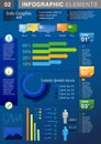 INFOGRAPHIC presentation template graph pie