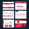 Infographic presentation templates and business brochures