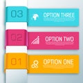 Infographic Ribbon Horizontal Banners