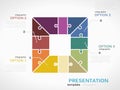 Infographic square presentation