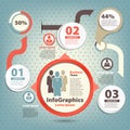 Infographic template for business design team
