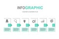 Infographic template for business plan ,strategy, roadmap. 6 Steps Modern Timeline diagram ,minimal style, presentation vector