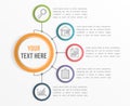 Infographic Template with Five Steps