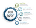 Infographic Template with Five Steps