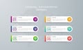 Infographic template with 4 options, workflow, process chart,Timeline infographics design  and marketing icons can be used f Royalty Free Stock Photo