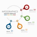 Infographic template. Vector illustration. Used for workflow layout, diagram, business step options, banner, web design.