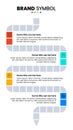 Infographic template. Vertical timeline with 4 steps and icons Royalty Free Stock Photo