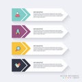 Infographic Templates for Business. Can be used for website layout vector, numbered banners, diagram.