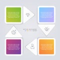 Infographic Templates for Business. Can be used for website layout vector, numbered banners, diagram.