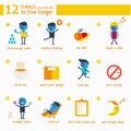 Infographic 12 things you can do to live longer.