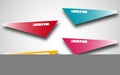Infographic working experience for your buisness and presentation. Colorful elements. 4 Steps. Vector illustration