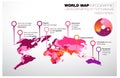 Infographic world map with diagram. Laws pertaining to homosexual relationships