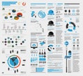 Infographics abstract presentation for business companies Royalty Free Stock Photo