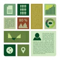 Infographics collection, charts, graphic vector elements