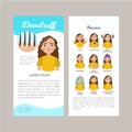 Dandruff infographic