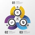 Infographics design template. Business concept. Modern vector illustration Royalty Free Stock Photo