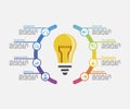 Infographics with Digital Service theme icons, 10 steps. Such as comparison, accounting, progress chart, digital key and