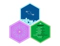 Infographics of the element of Caesium