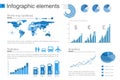 Infographics elements with icons part 2
