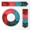 Infographics. Process chart module. Royalty Free Stock Photo