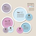 Infographics. Process chart module. Royalty Free Stock Photo